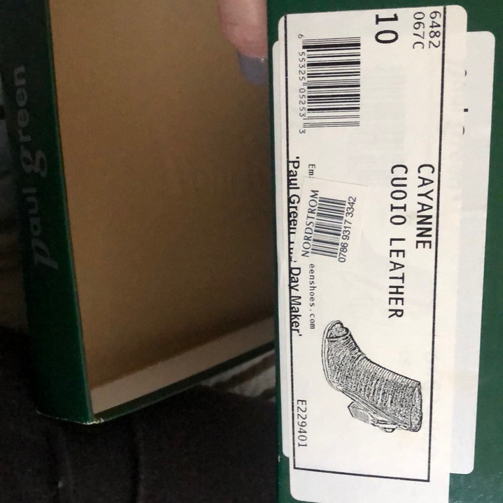 Paul Green Leather Peep Toe